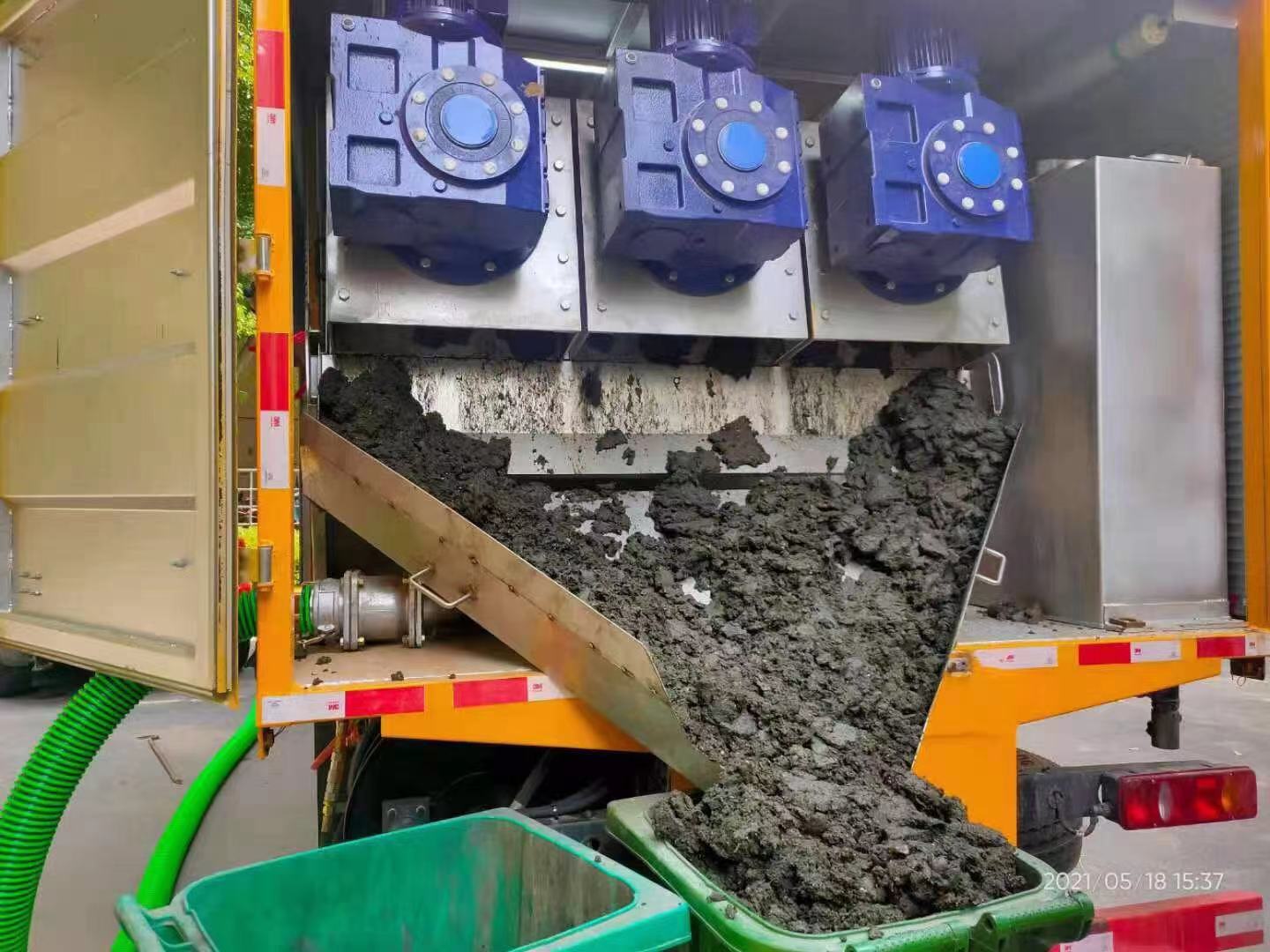 龙井化粪池清掏城市维护站-泥浆净化干湿分离处理